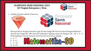 LATIHAN SOAL OSN OLIMPIADE MATEMATIKA SD MATEMATIKA DASAR 2024 SOAL ASLI OSN 2023 part 4