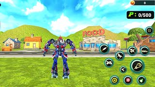 Flying Robot Horse Transform Car Game - Android Gameplay screenshot 2