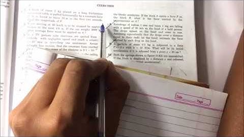 HC Verma Solutions - Newton