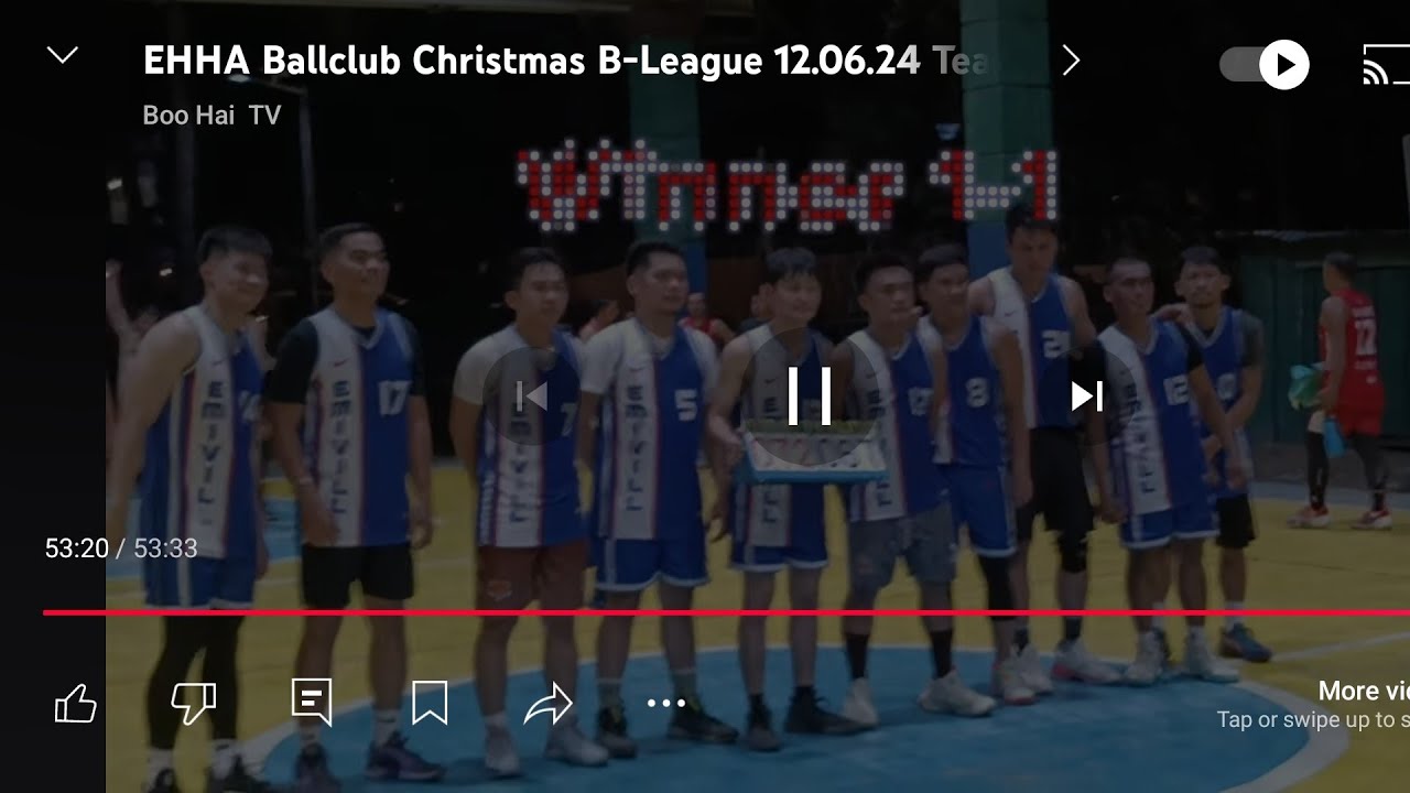 1G EHHA Ballclub Christmas B-League 12.06.24 Team Legaspi-Red vs Garcia-Blue