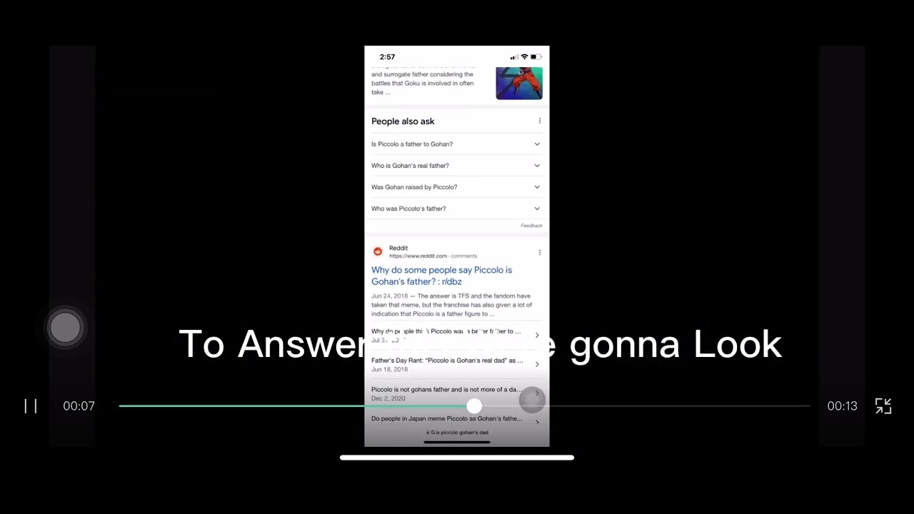 Is piccolo Gohans REAl Father