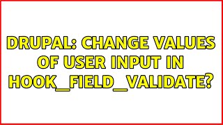 Drupal: Change values of user input in hook_field_validate?