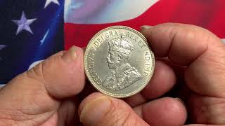Rare World Coins Cyprus 1928 45 Piastres Rare Unc