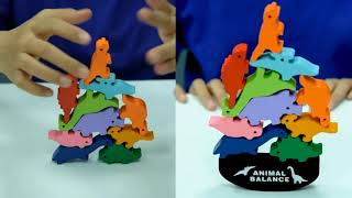 Stack and Balance the Cute Animals Wooden Toys for Kids screenshot 2