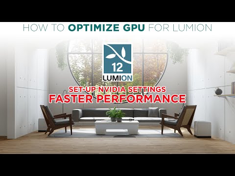 OPTIMIZING GPU IN LUMION- CUSTOMIZE NVIDIA SETTINGS