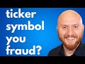 Ticker symbol you fraud alex divinsky