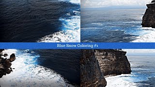 Sony Vegas Coloring # 1 | Blue Snow | No Plug ins