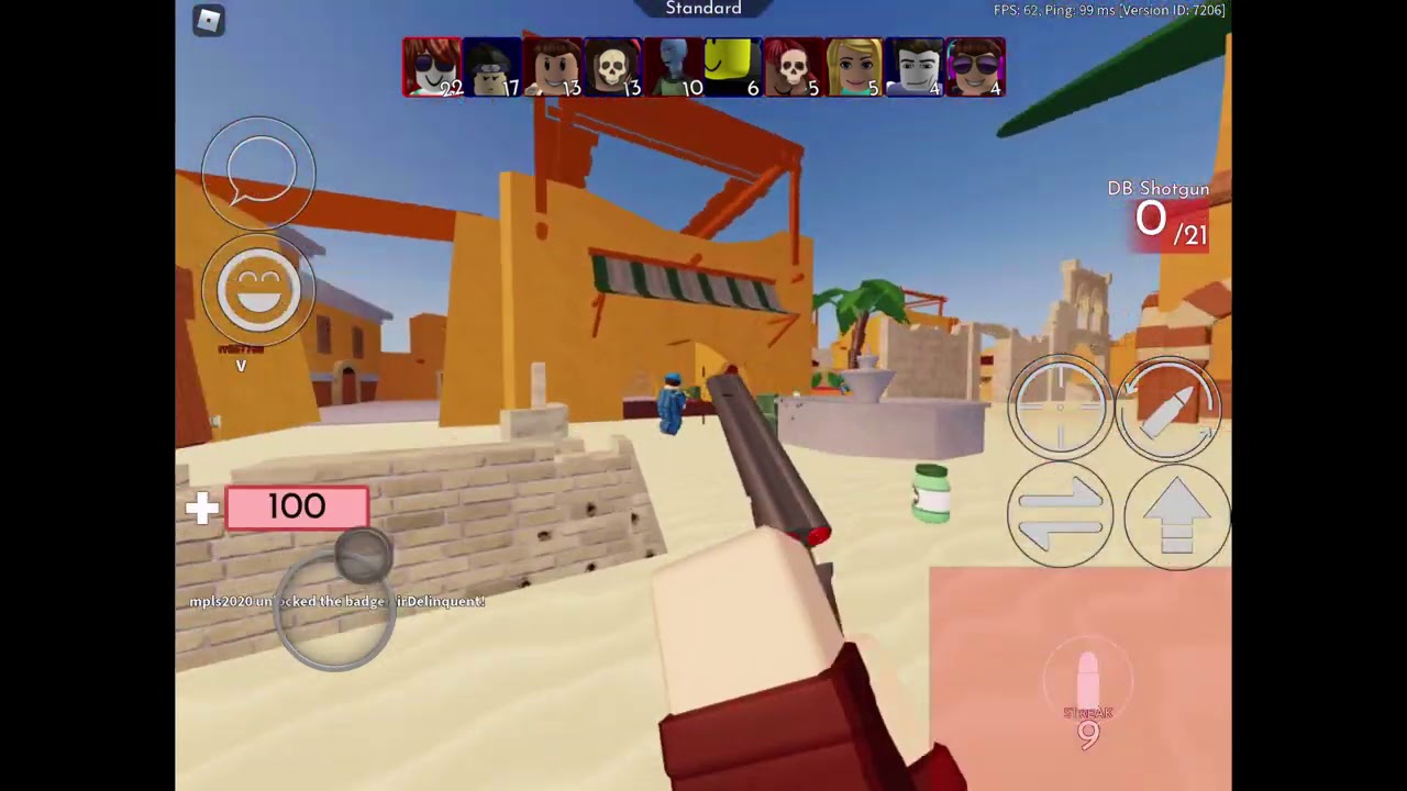 insane arsenal clutch lol (with 30 fps) - ROBLOX