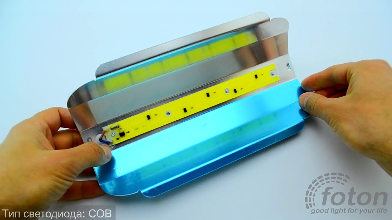 Светодиодный прожектор LP 50W, 220V, COB, Unbox IP54 Econom