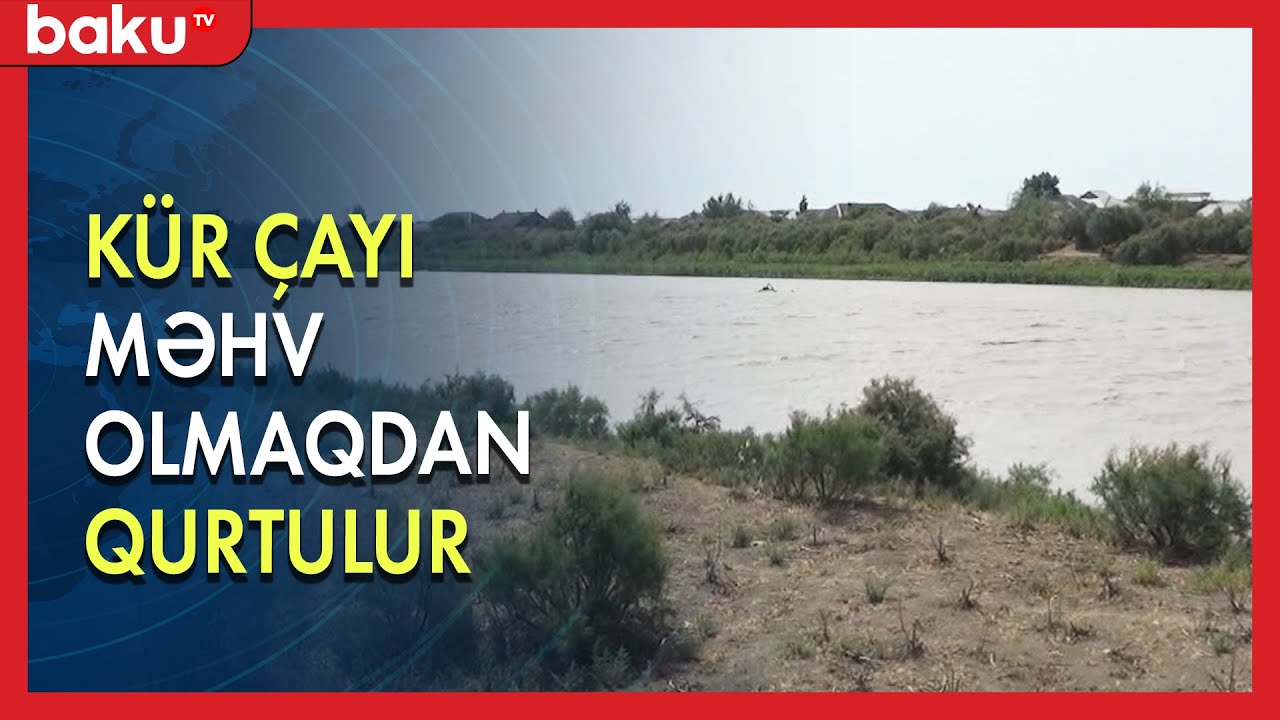 Kür çayında sululuq hər gün artmaqdadır - BAKU TV