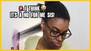 IS IT WORTH THE HYPE ? TANGLE TEEZER THE ULTIMATE DETANGLER REVIEW | 4C NATURAL HAIR