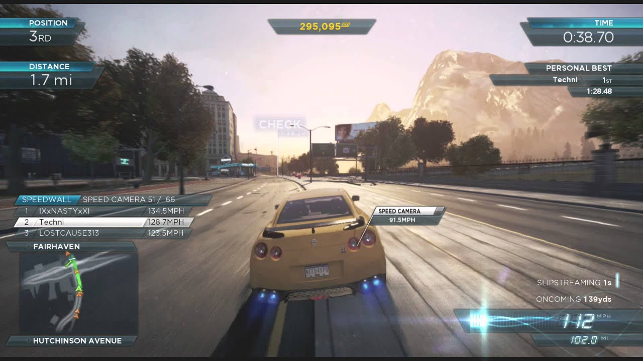 Need for Speed Nissan GT-R Action