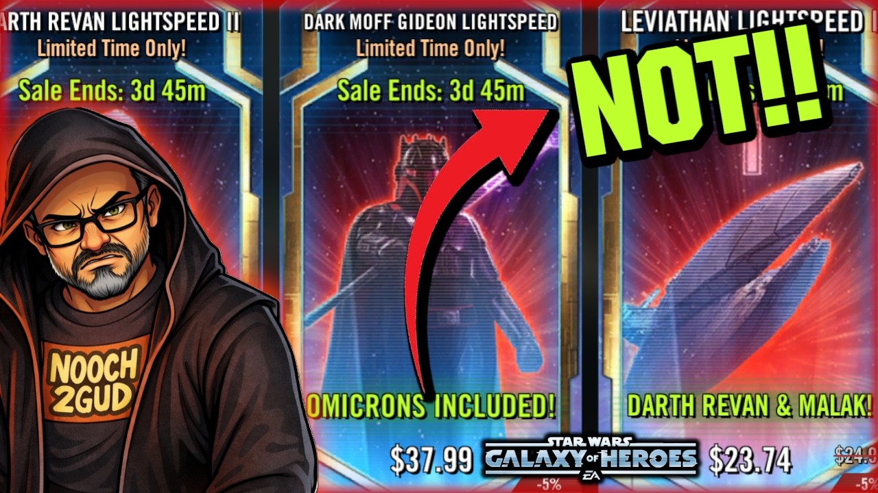There's a Lightspeed Bundle Problem in Star Wars: Galaxy of Heroes!!!