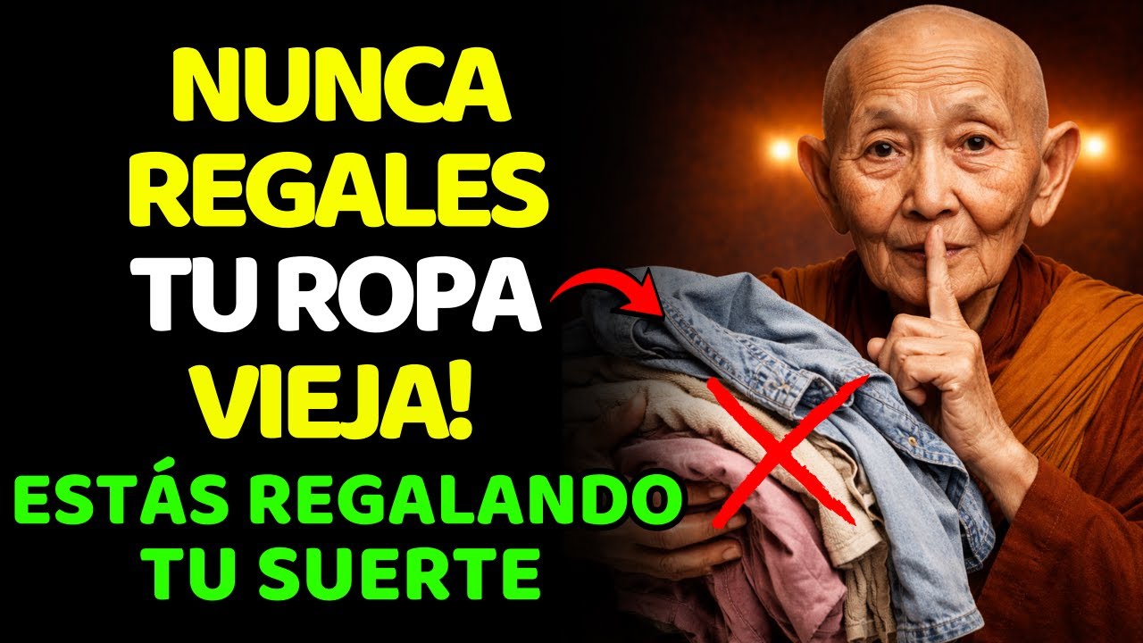 ¡DA MIEDO! NUNCA Regales Tu Ropa Vieja — Estás REGALANDO Tu SUERTE | Monje budista