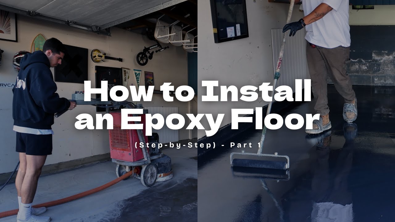 How to Install a Metallic Epoxy Floor (Step-by-Step) - Part 1 - YouTube