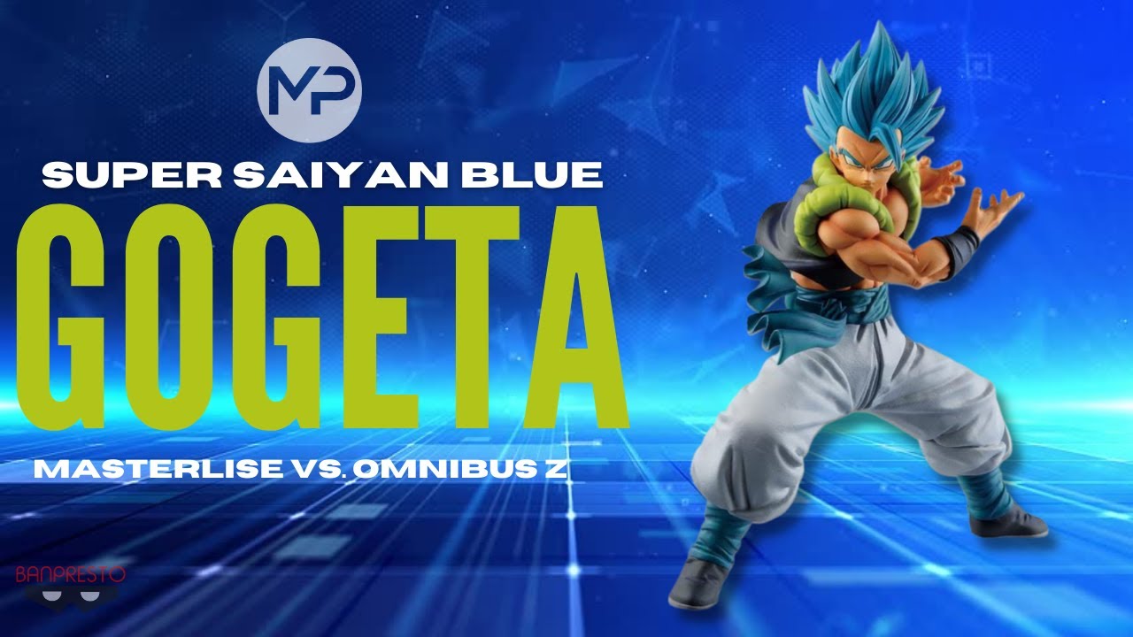 Bandai Ichiban Kuji Dragon Ball Super Saiyan God SS Gogeta Figure blue