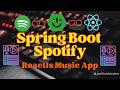 How To Connect Spotify API using Spring Boot 3 |  Spring Boot and ReactJS Music Player