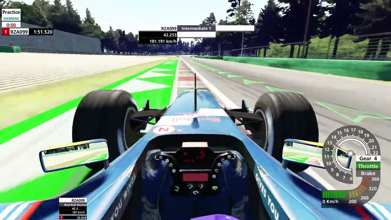F1 2005 RB1 Monza Lap