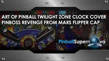 Pinball Mods # 75: TWILIGHT ZONE CLOCK COVER and RFM FLIPPER CAPS