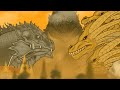 Phaya Kumphee (Godzilla Thai version ) vs. King Ghidorah , Legendary Godzilla : Part 2 : Epic fight!