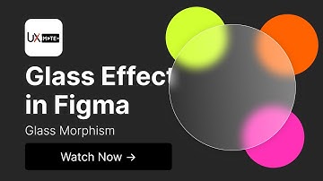 How to Create Glassmorphism UI Effects in Figma