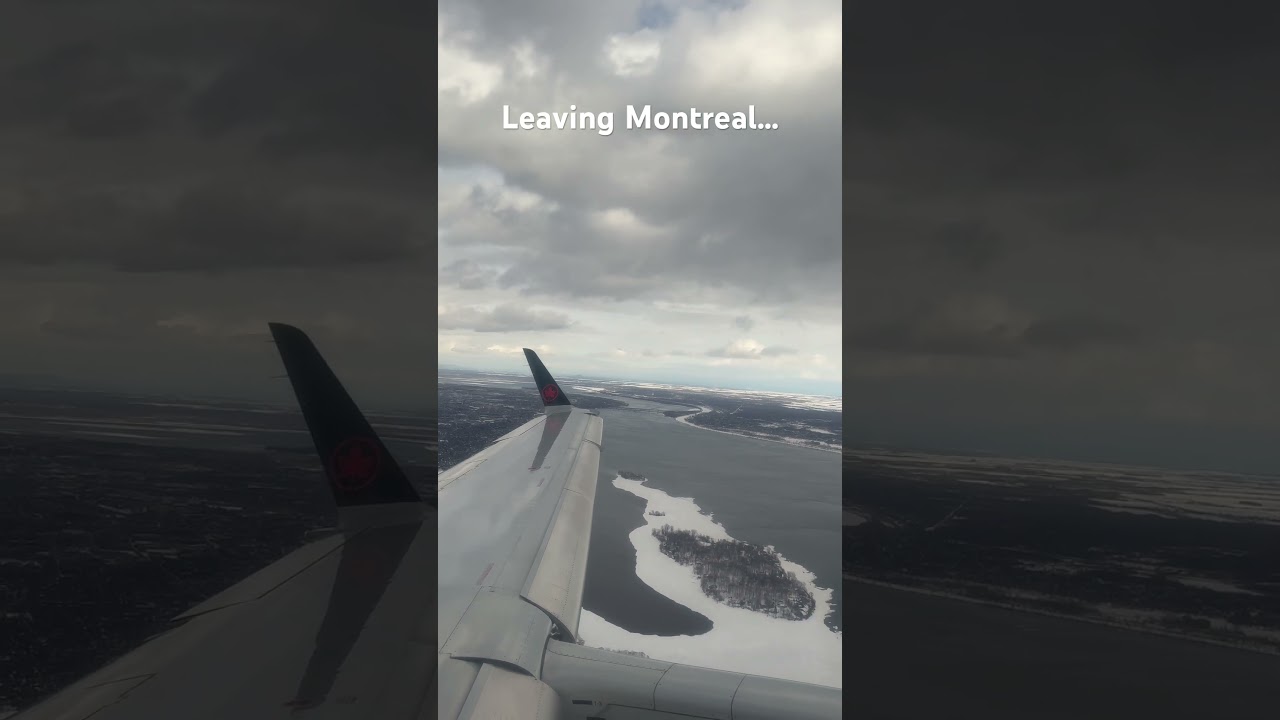 Plane Travel: Leaving Montreal… runway 24L at CYUL
