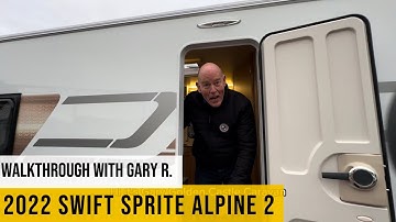 🚐 2022 Swift Sprite Alpine 2 Walkthrough with Gary H | Compact 2-Berth Caravan for Couples!
