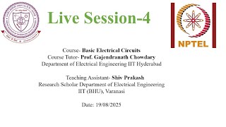 Live session 4:Basic Electrical Circuits