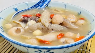 101 Grandma Longevity Recipe #19 Anti-Ageing Collagen Moistening Sea Cucumber Herbal Soup 抗衰老清润药材海参汤 screenshot 2