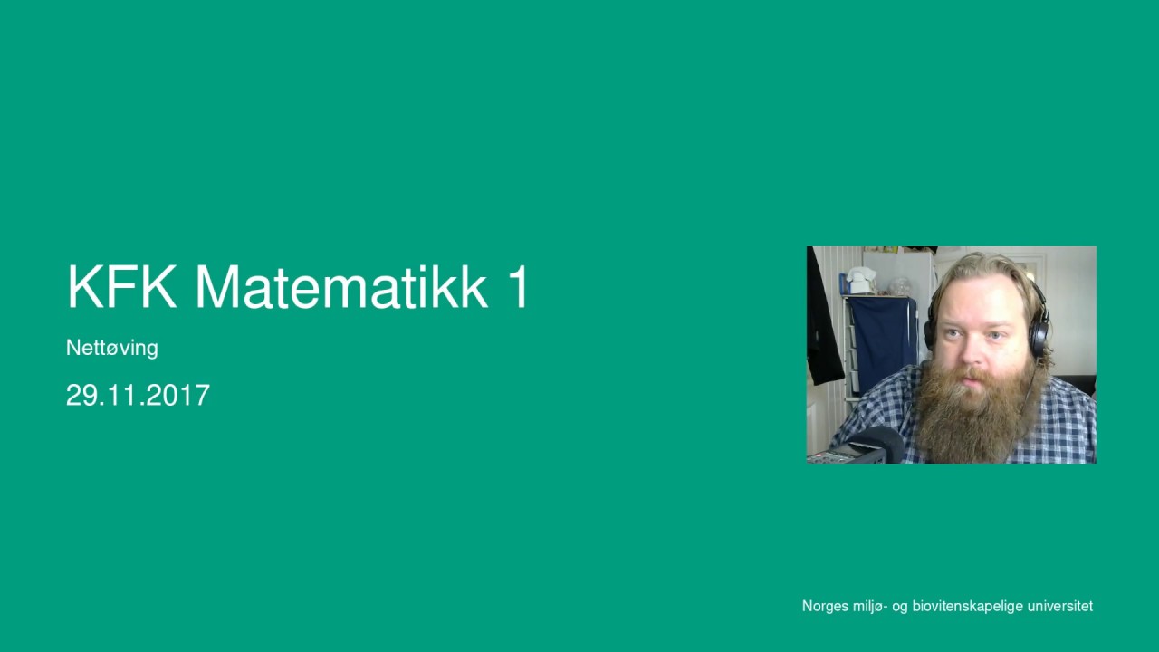 Matematikk 1: Nettøving 29.11.2017 2/2