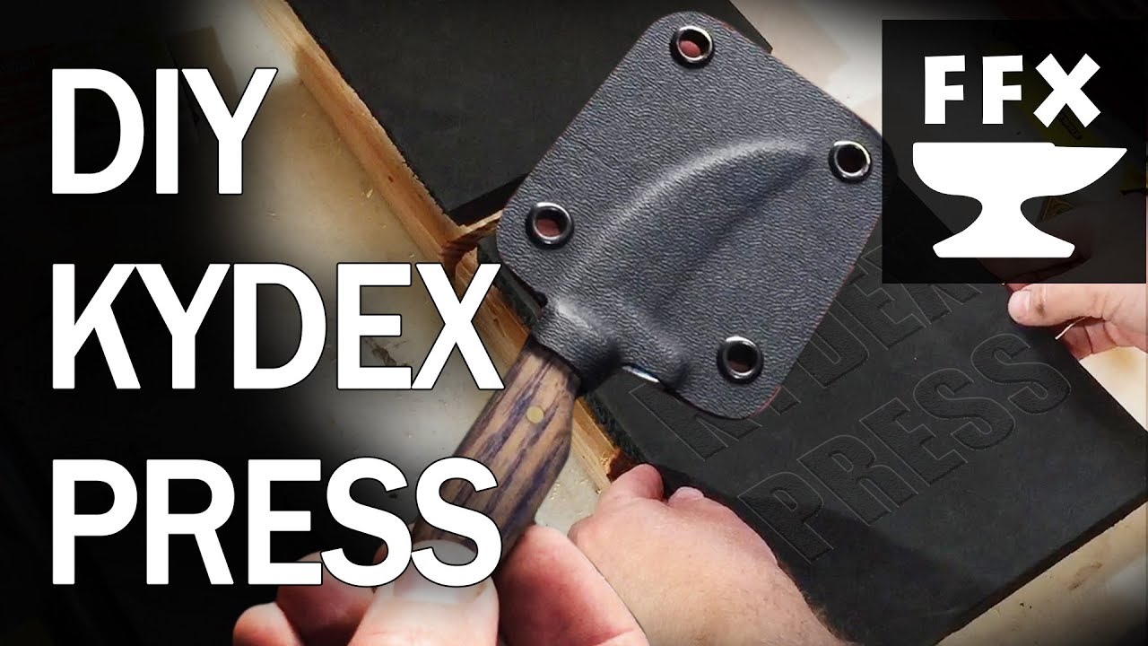 How to make a kydex press and a knife sheath (for about $20) 