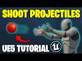 How To Shoot Projectiles in Unreal Engine 5 – Easy Beginner Tutorial