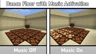 Redstone Tutorial: Dance Floor with Music Activation - Minecraft Bedrock Edition