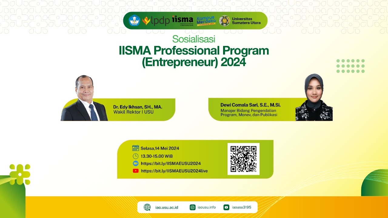 Sosialisasi IISMA Professional Program (Entrepreneur) 2024 - YouTube