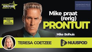 Mike Bolhuis praat (rerig) prontuit