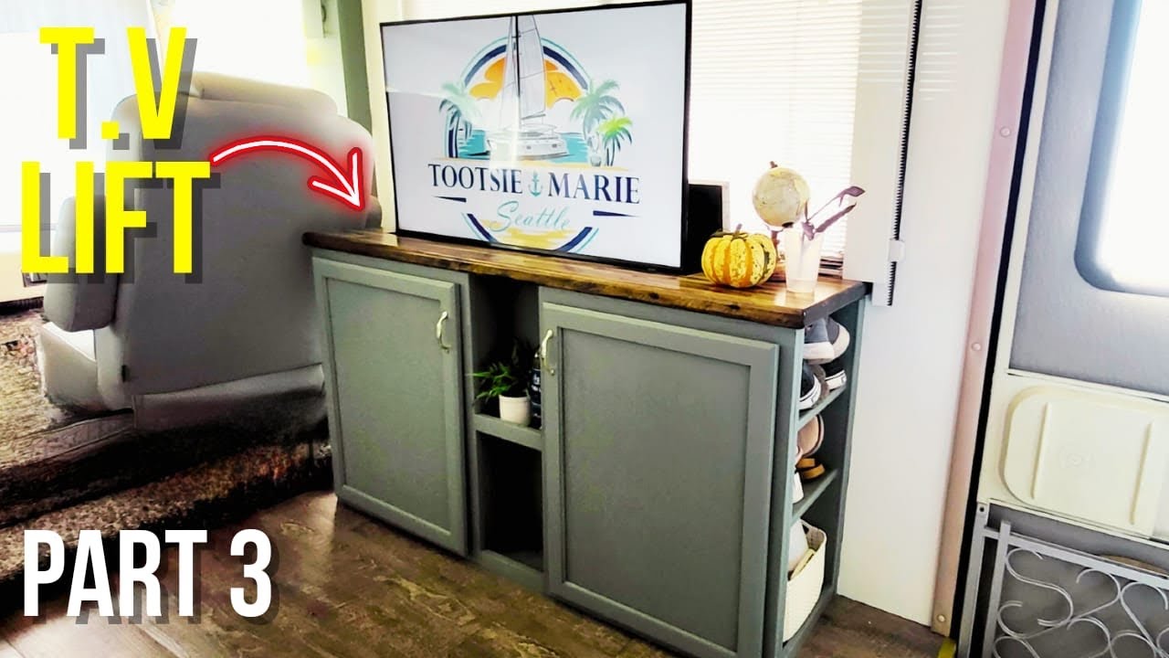 RV Renovation, Part 3 *TV lift* Ep.86