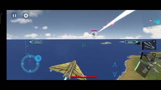 This is gameplay footage of Sky Fighters 3D, an aerial combat simulation game developed by Doodle 
