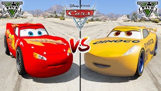 Lightning McQueen VS Cruz Ramirez in GTA 5 - WHO IS BEST?