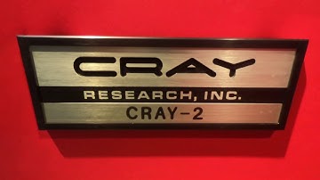 CRAY-2 - The fastest supercomputer (in 1985!).