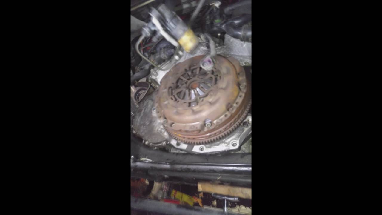2005 Audi S4 Dual Mass Flywheel Failure + Cracked Bellhousing YouTube