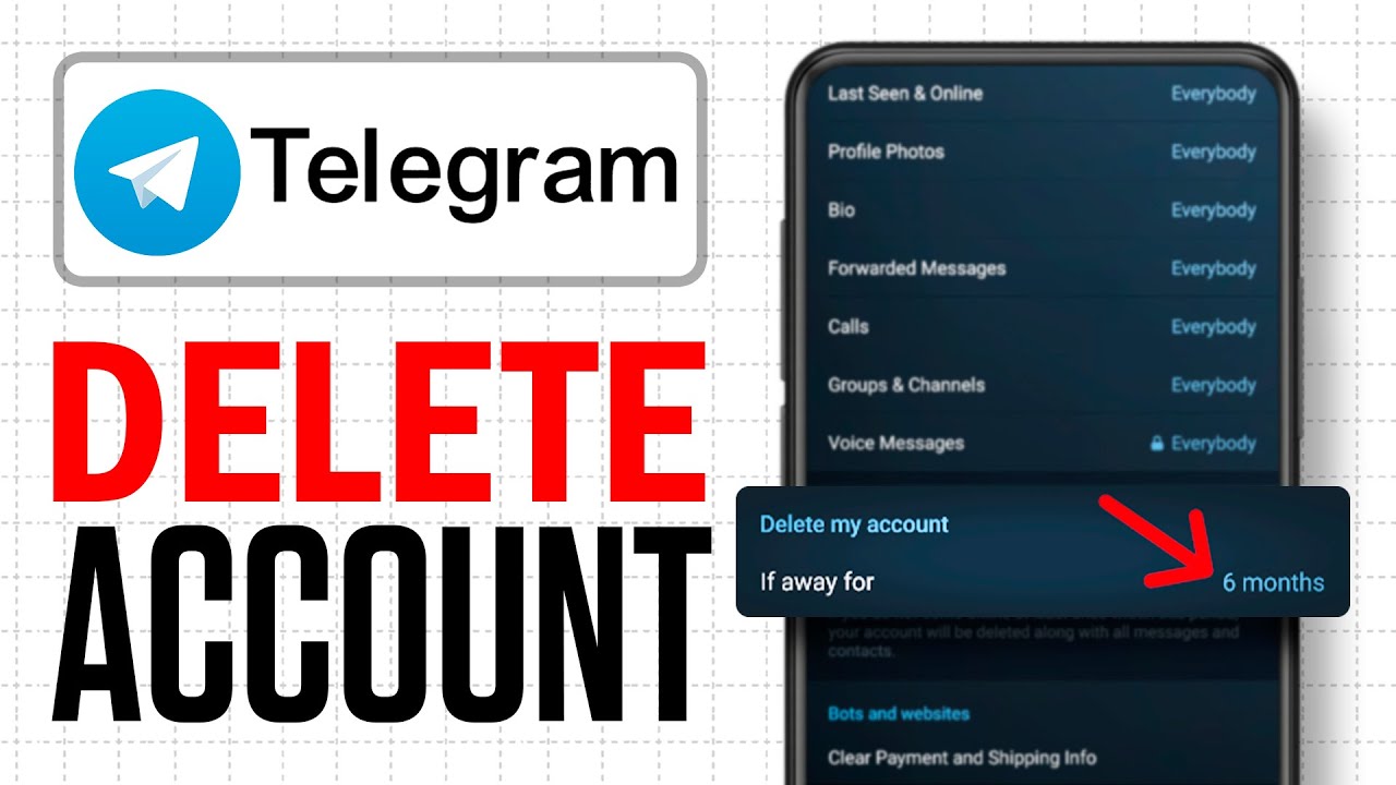 How To Delete Telegram Account Permanently? - YouTube