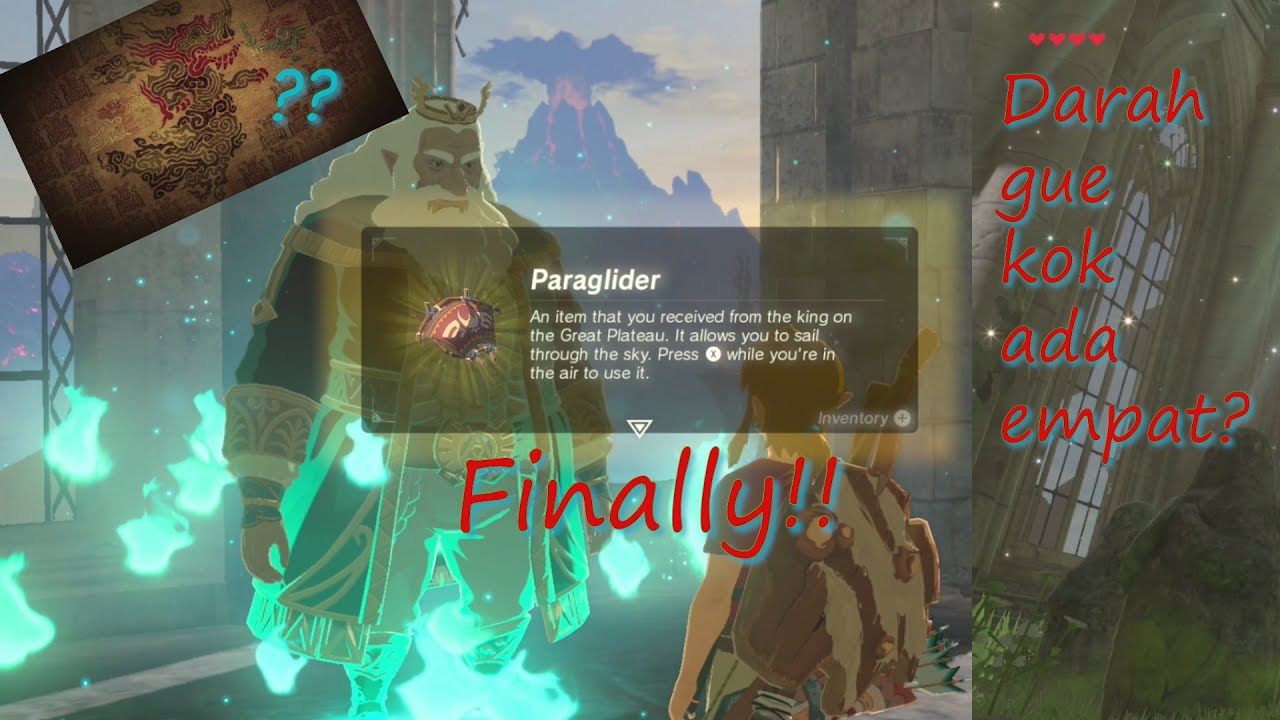 Akhirnya guys PARAGLIDER And Mystery is Solve Guys bonus cutscene| Zelda Breath of the Wild