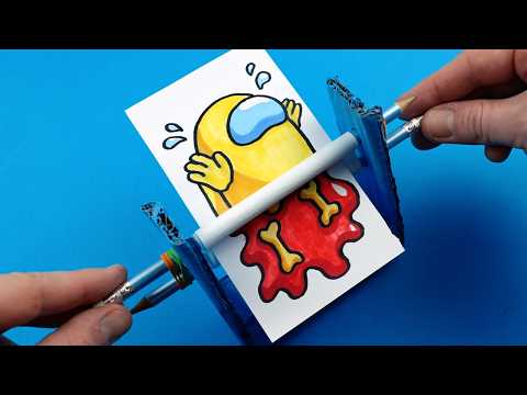 10 CRAZY Among Us DIY Crafts + Step by Step Tutorials! ๐ฅ