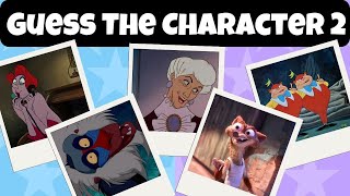 🔮Guess the Disney Characters 2 🏰Trivia Quiz Challenge 🦁