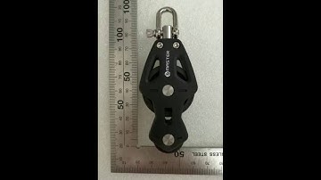 35mm Single Swivel Shackle, Fiddle Block BP-3519F