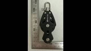 35mm Single Swivel Shackle, Fiddle Block BP-3519F