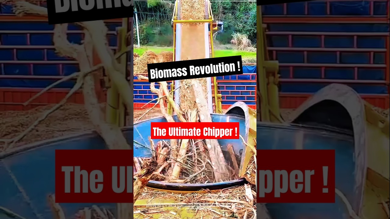 Biomass Revolution! This Machine Transforms Waste into Energy!