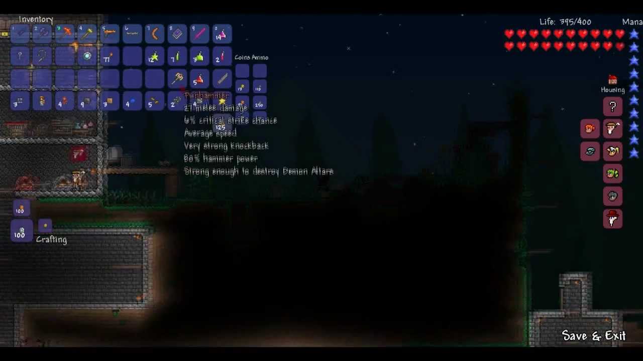 Terraria Wall of Flesh Boss Fight. YouTube