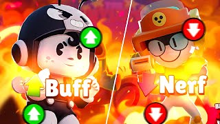 5 brawlers Wants a nerfs and buffs !😳 #2