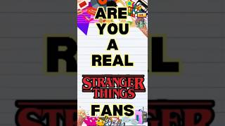 Where Was the Mind Flayer First Located? 😱 Stranger Things Quiz #shorts #viral #trending